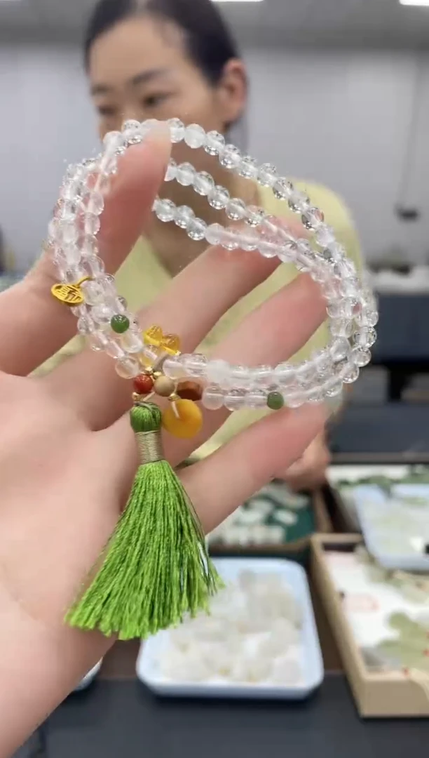 水晶手链未镶嵌多样性发其一z