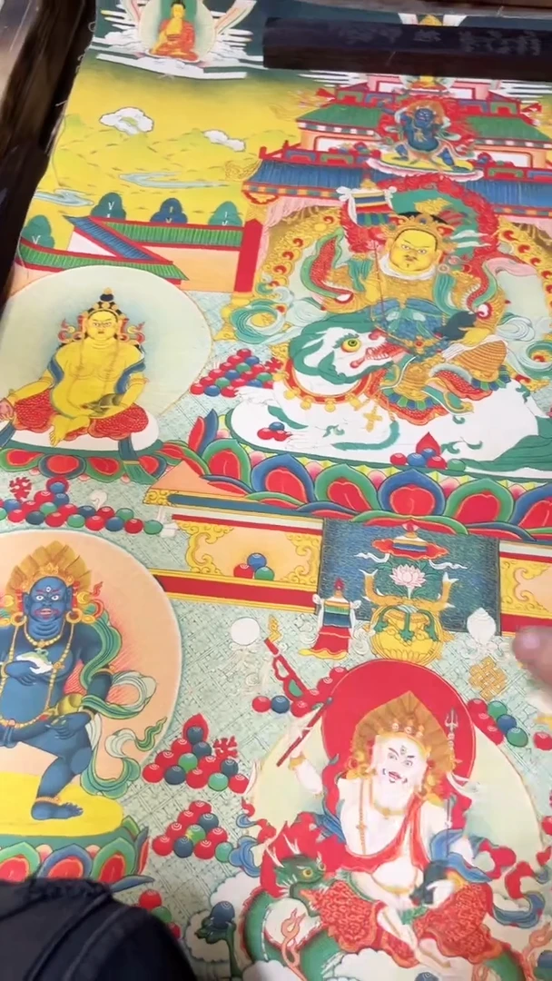 卷轴画 卷轴唐卡tk59