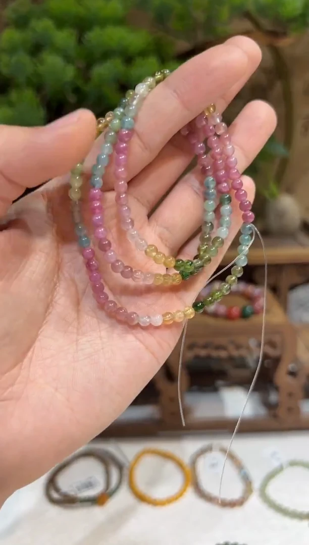 未镶嵌手链碧玺手饰@@