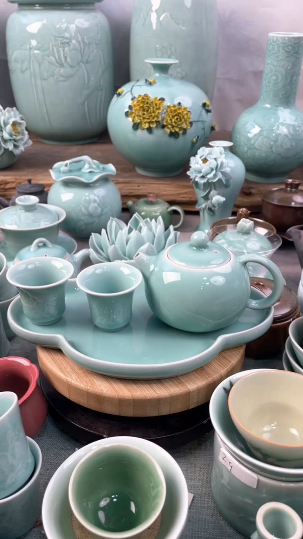 【闪购商品】特价 微瑕 慧仙青瓷