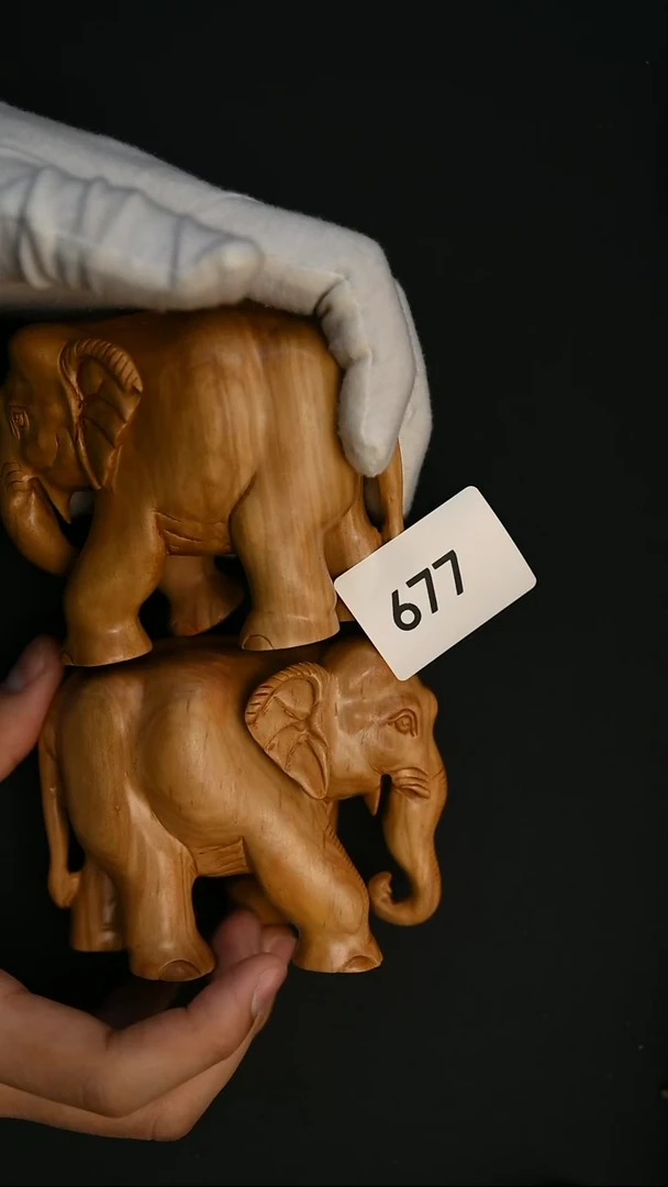 檀香木其他工艺品象-6号677