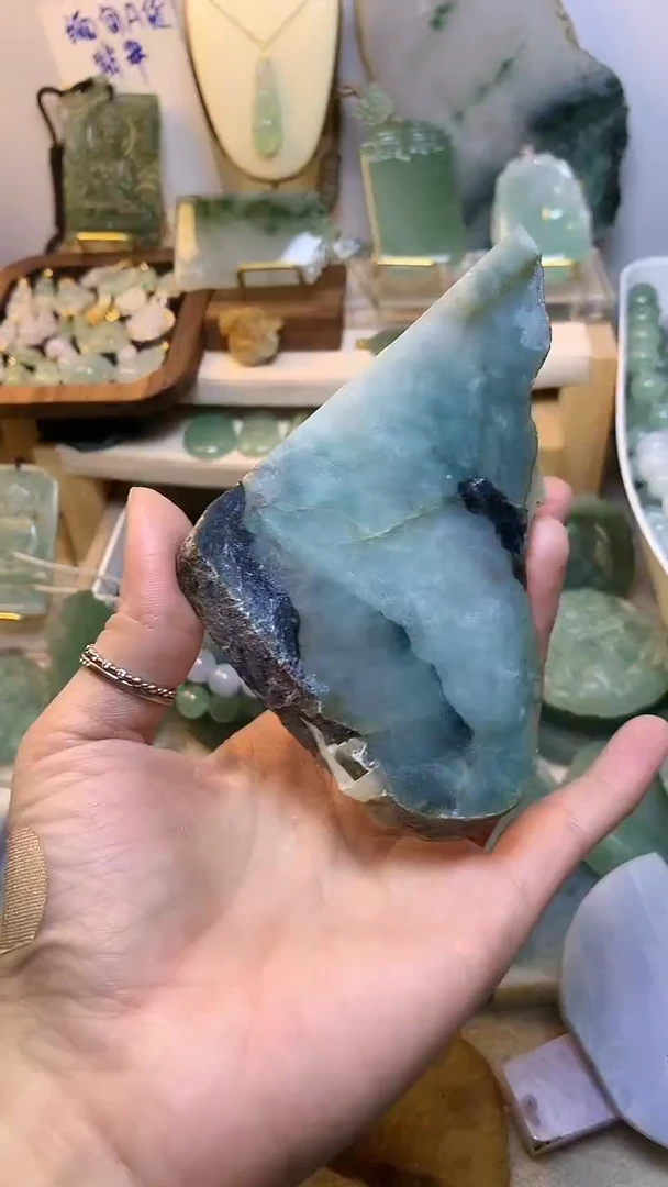 未镶嵌挂件翡翠 缅甸A货翡翠，没有运费险