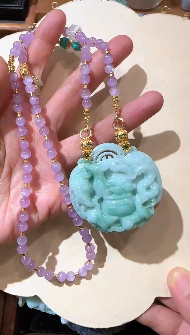 【闪购商品】翡翠颈饰未镶嵌国风