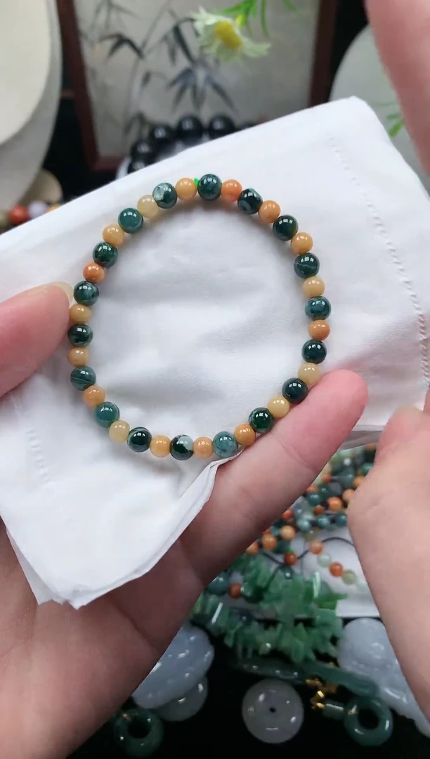 未镶嵌手串翡翠手串
