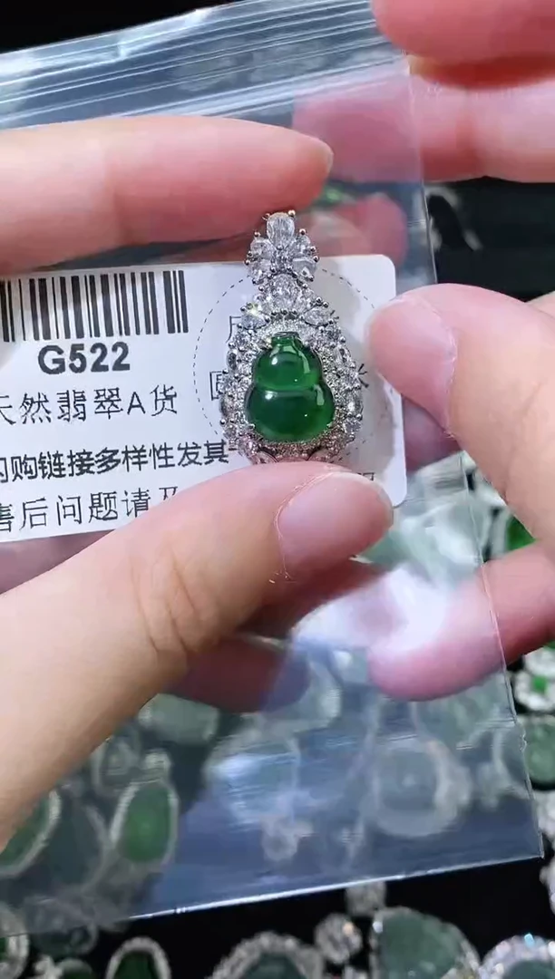 翡翠未镶嵌颈饰精美翡翠-多样性只发一件G522