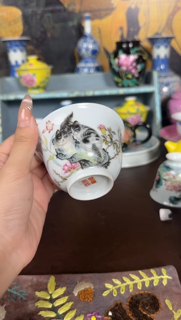 瓷片兼*景德镇瓷器茶器茶杯
