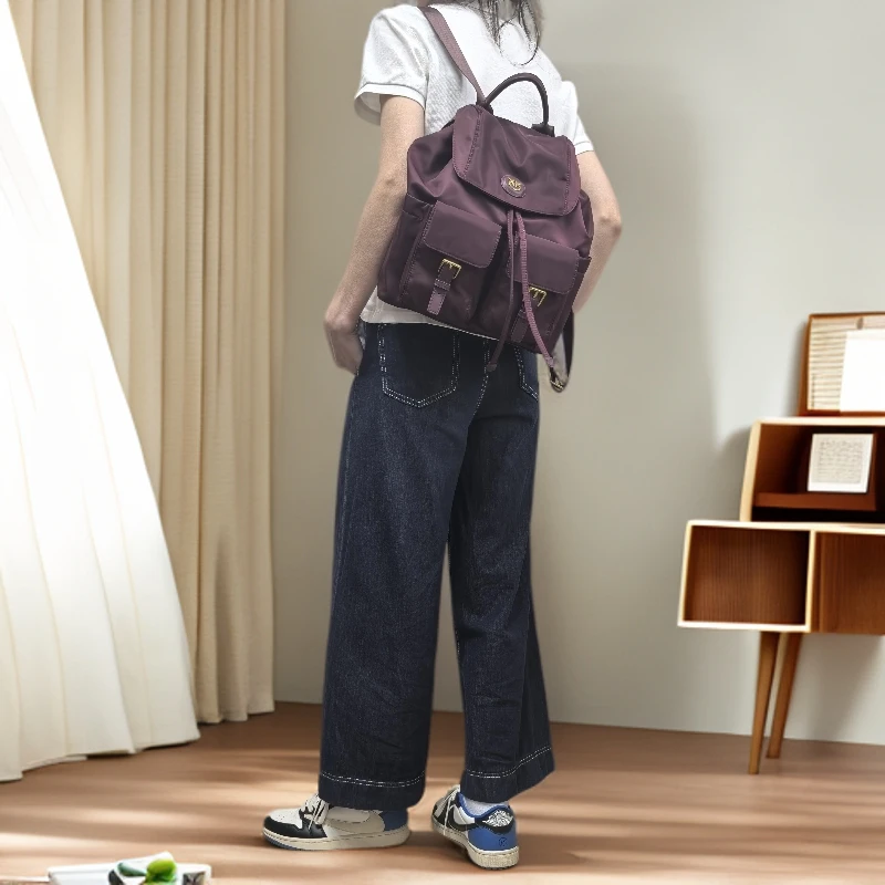 酒红色 背包 双肩包/PK/a896762