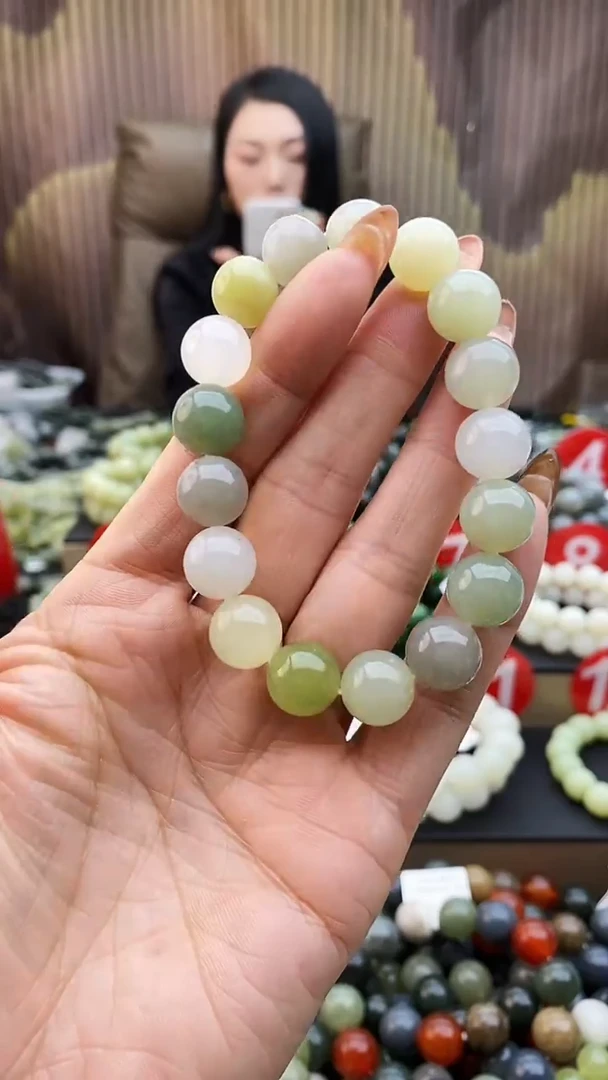 未镶嵌手串和田玉多宝全家福12