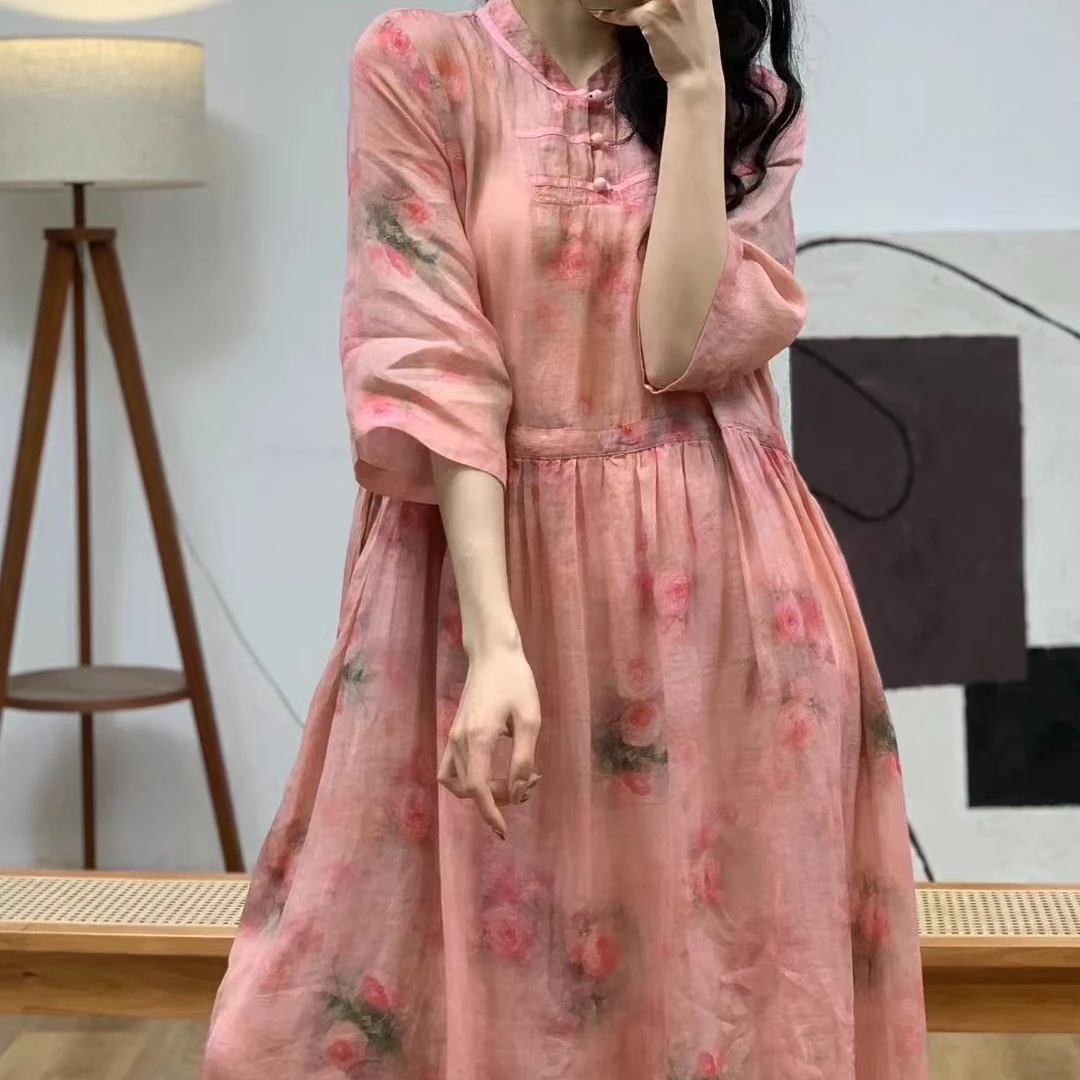 C0-100苎麻连衣裙集合链接