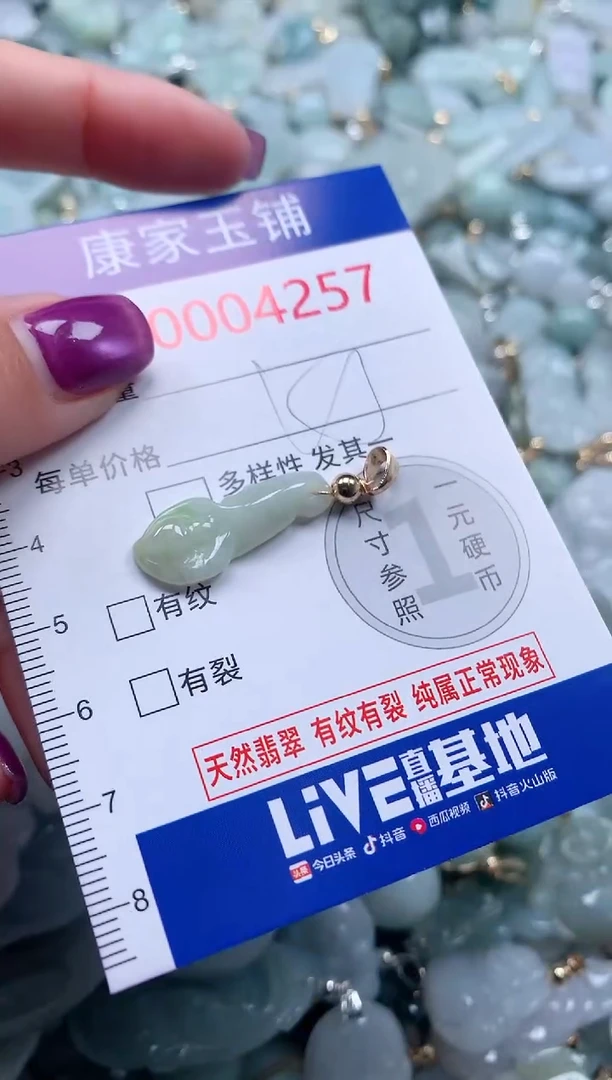 颈饰未镶嵌翡翠4257