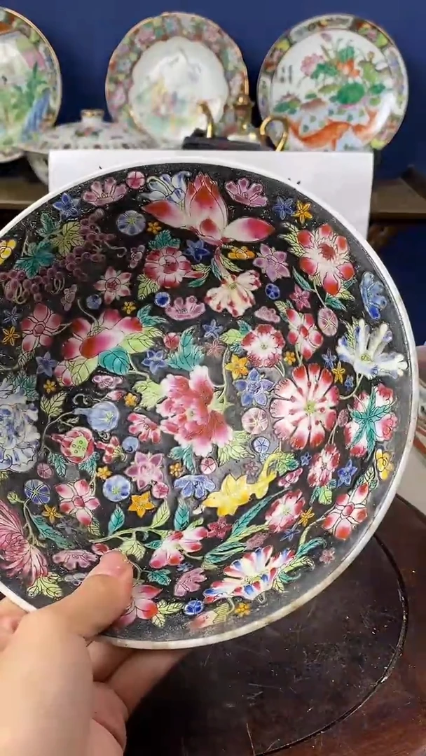 瓷片微瑕景德镇窑厂瓷摆件单件