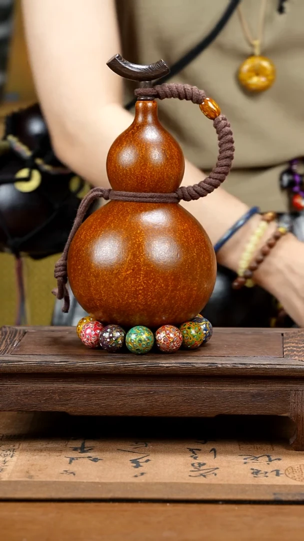 XG053大漆酒葫芦不包手串(开播福利）