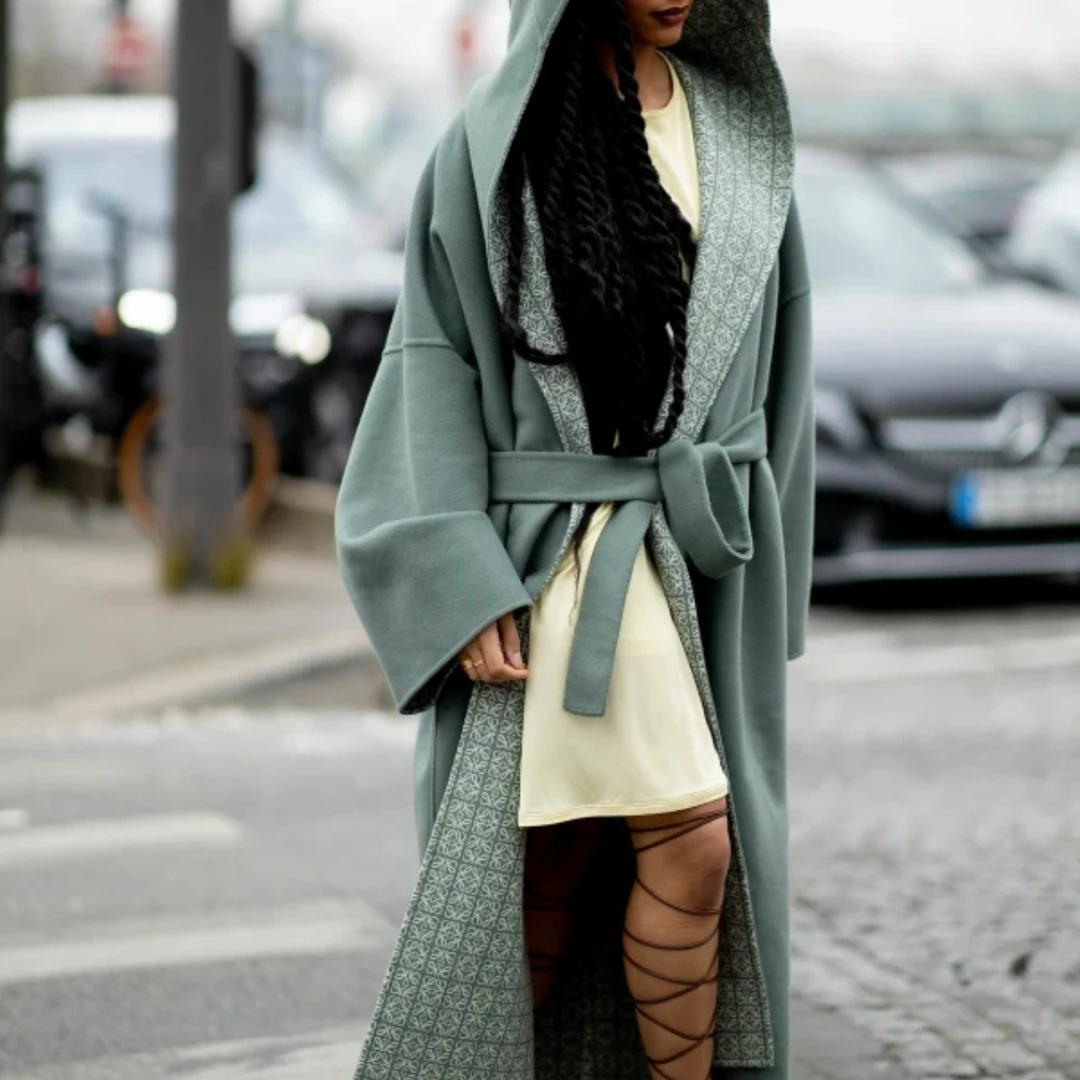 99新 LOEWE/罗意威 羊毛提花大衣 32 11736112