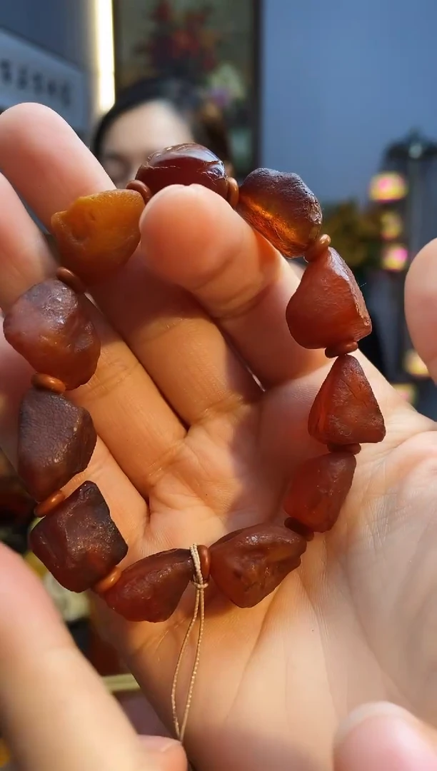 手链琥珀未镶嵌手串