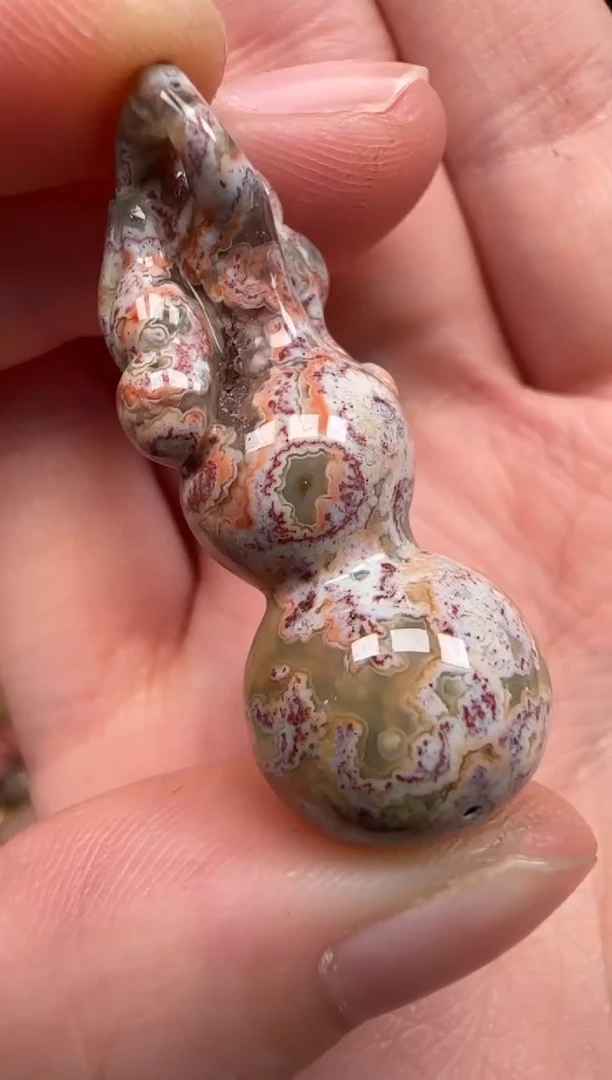 硅化珊瑚（珊瑚玉）未镶嵌颈饰358