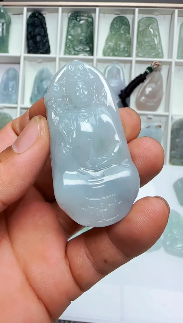 【闪购商品】翡翠颈饰未镶嵌天然A货翡翠