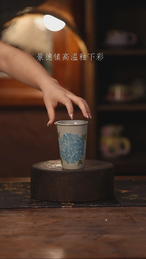 陶瓷景德镇高温釉下手绘陶瓷488