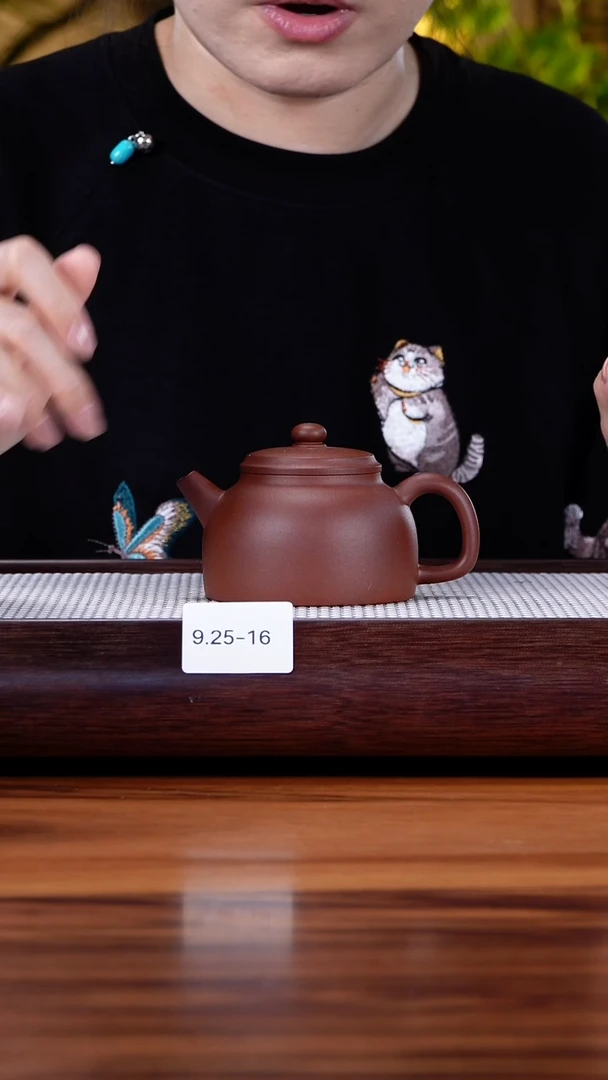 茶壶紫砂9.25-16中槽清  筑寂160