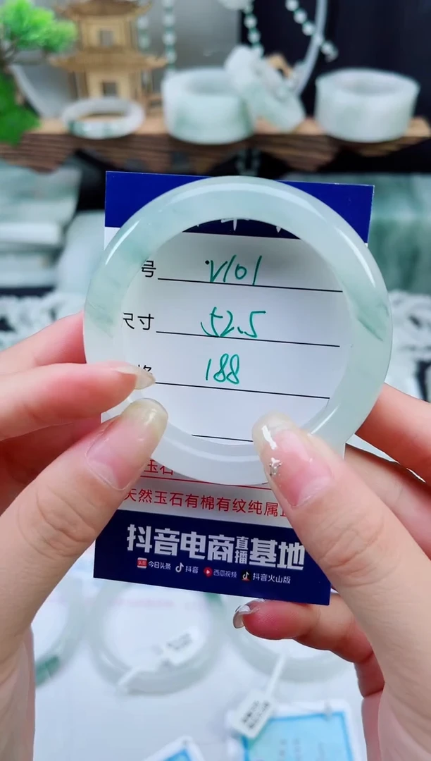 未镶嵌手镯石英质玉（天山翠）101