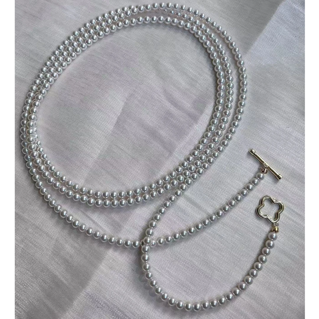 年货专场4mm时尚百搭秋冬新款小米珠长款毛衣链经典高贵气质款