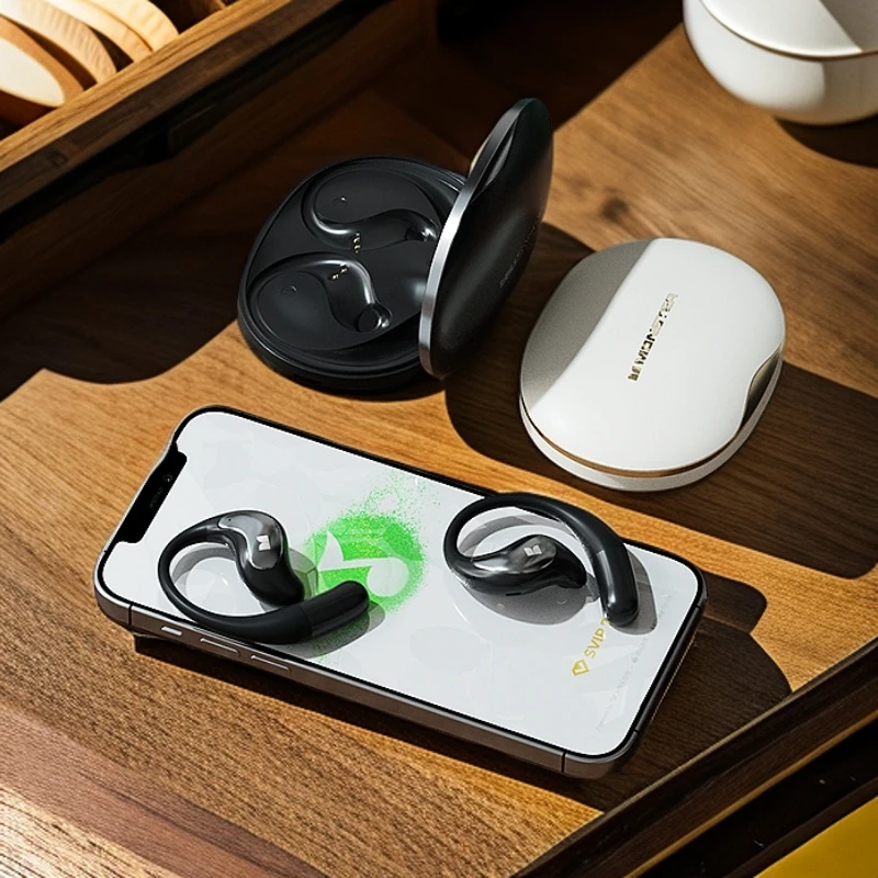 魔声GT27无线蓝牙耳机不入耳开放挂耳式蓝牙6.0跑步骑行音乐耳机