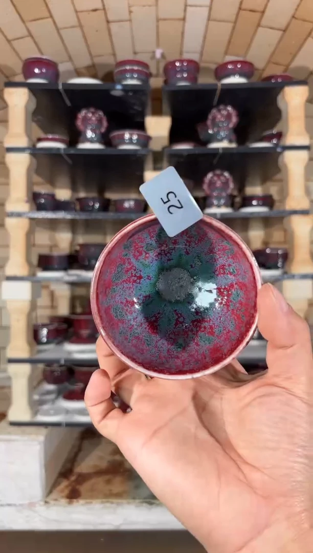 摆件精品窑变钧瓷茶器