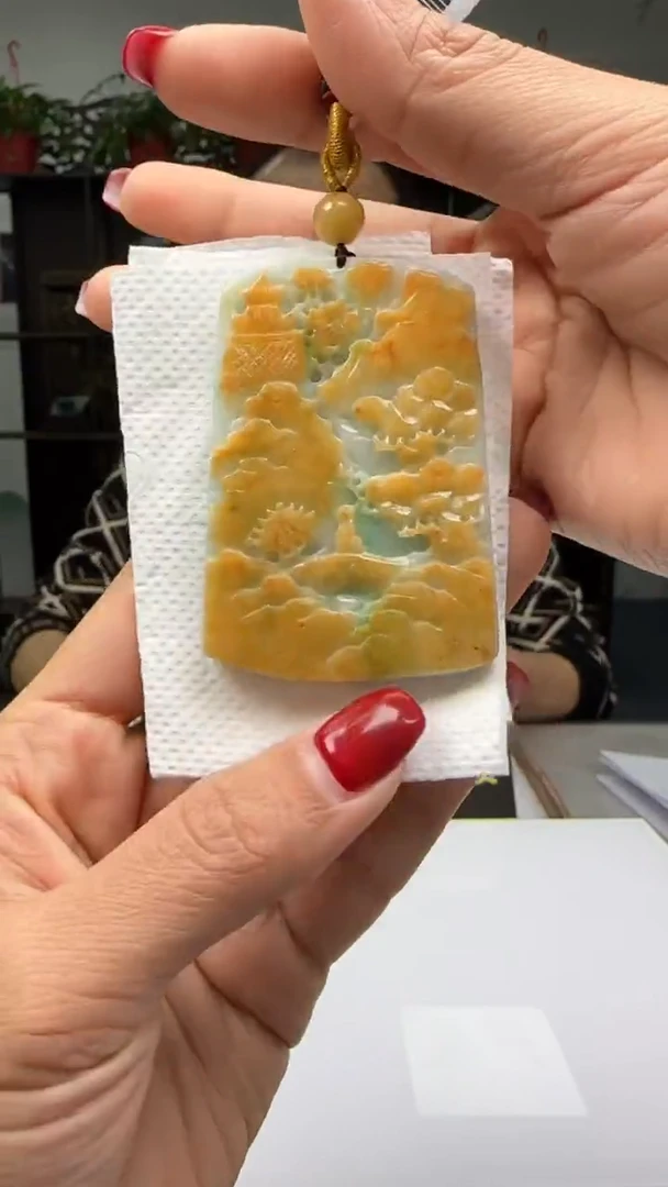 【闪购商品】翡翠颈饰未镶嵌天然翡翠A货吊坠