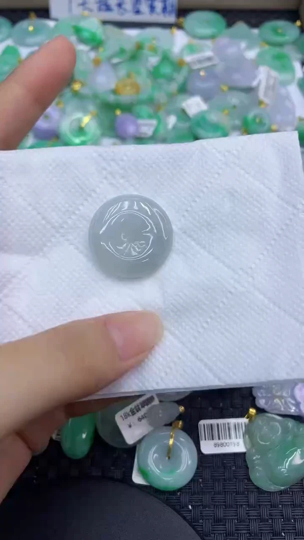 颈饰未镶嵌翡翠天然缅甸A货翡翠