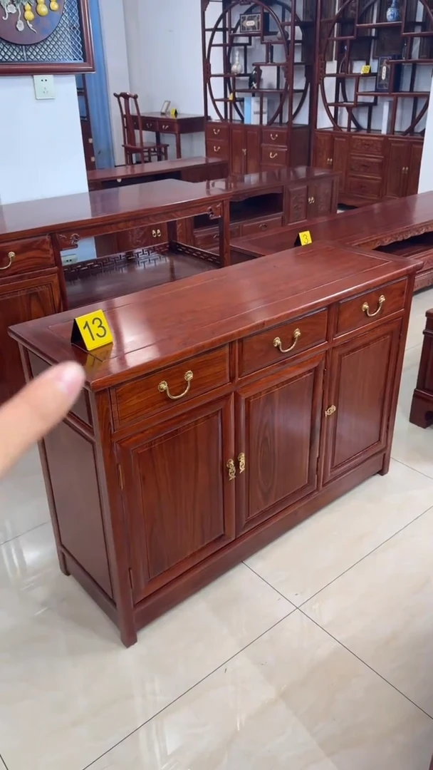 花梨木类储物柜118*40*80餐边柜刺猬紫檀两个