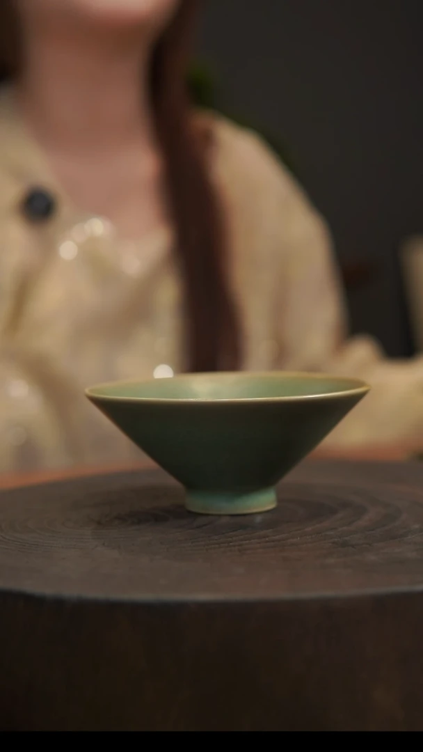 杯子斗笠杯 汝州原产地  原矿老釉