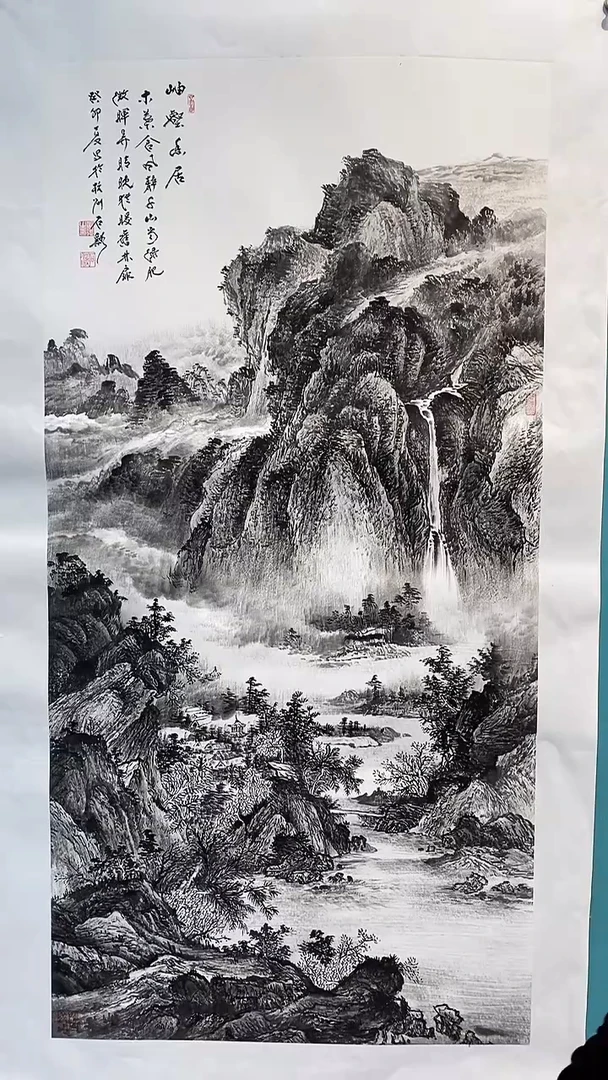 国画画都展厅明德老师国画作品26