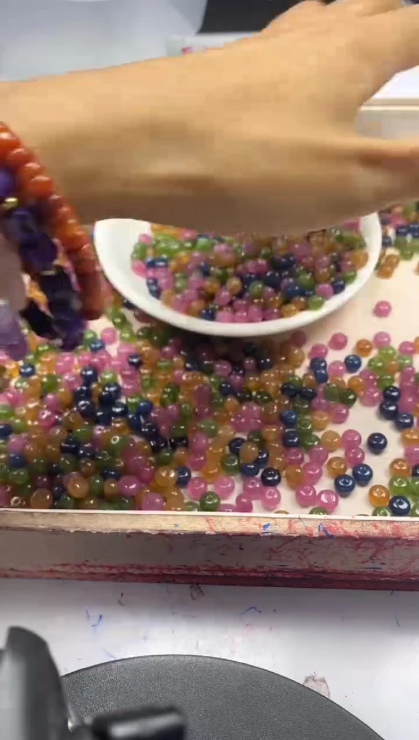 【闪购商品】碧玺颈饰未镶嵌w2099碧*玺算盘6*3mm*30颗