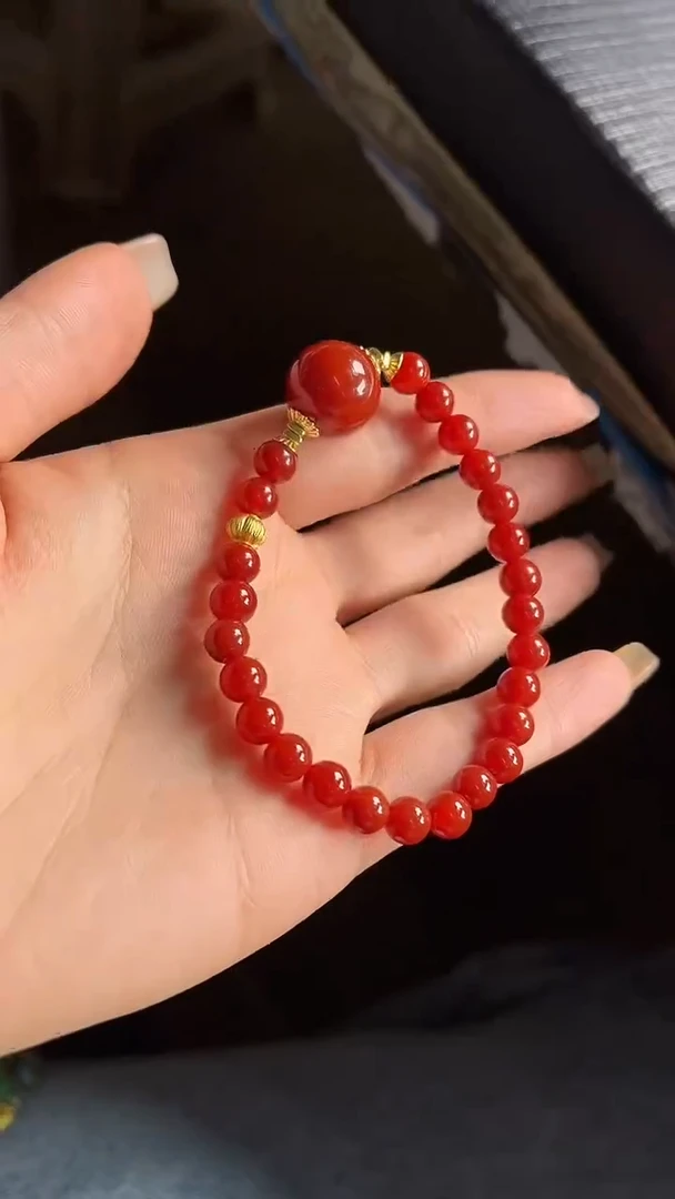【闪购商品】南红玛瑙手串未镶嵌100639252