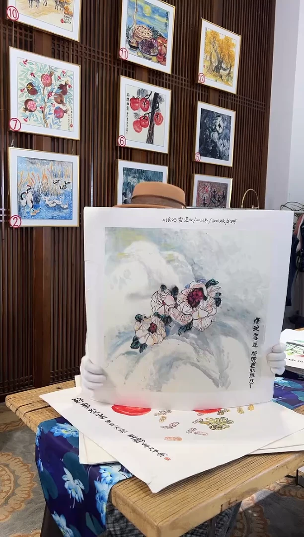 版画耿玉琨名章限量版画S
