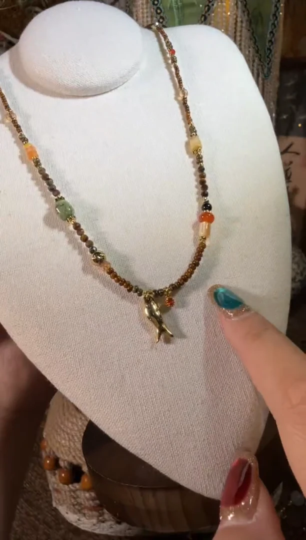 颈饰未镶嵌尖晶石046