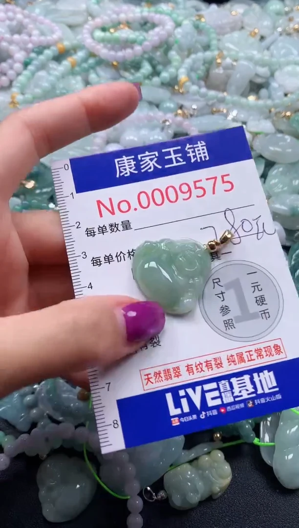 颈饰未镶嵌翡翠9575
