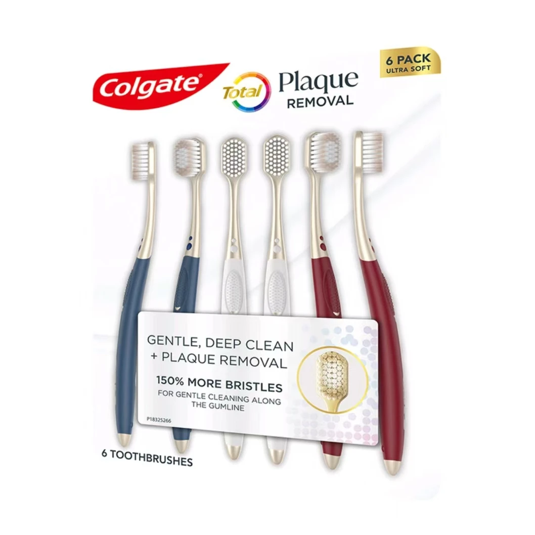 【会员商店】高露洁 宽柔绵绵丝六支装（轻适刷）