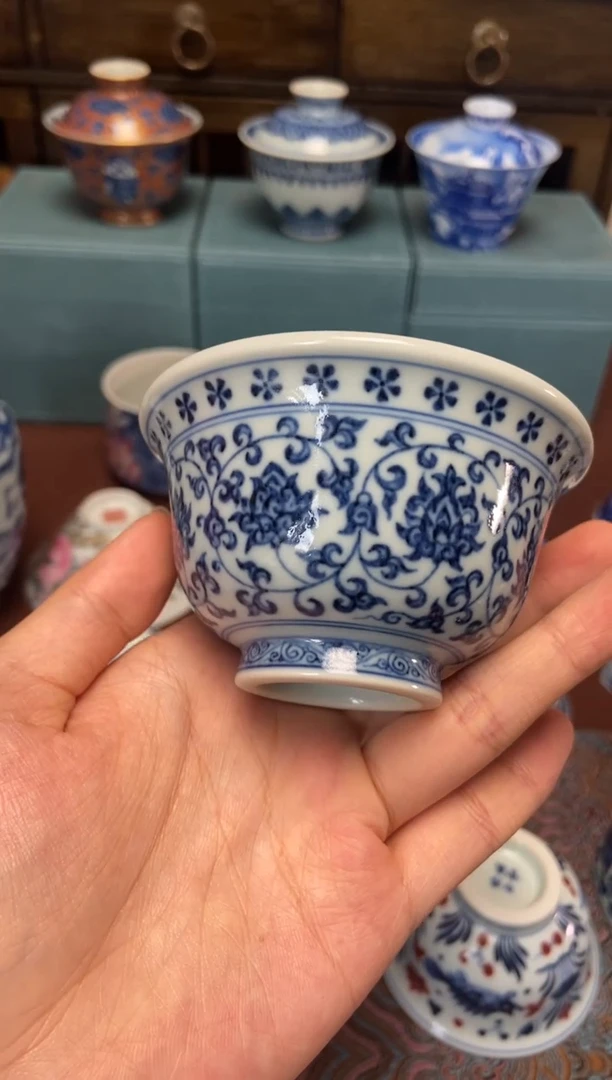 杯宣之堂 缠枝压手杯
