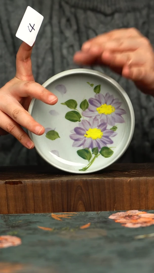 杯釉下彩手工手绘同款陶器