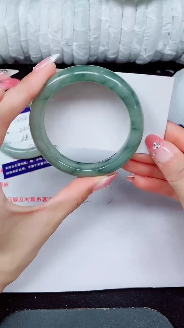 未镶嵌手镯石英质玉433-55/56