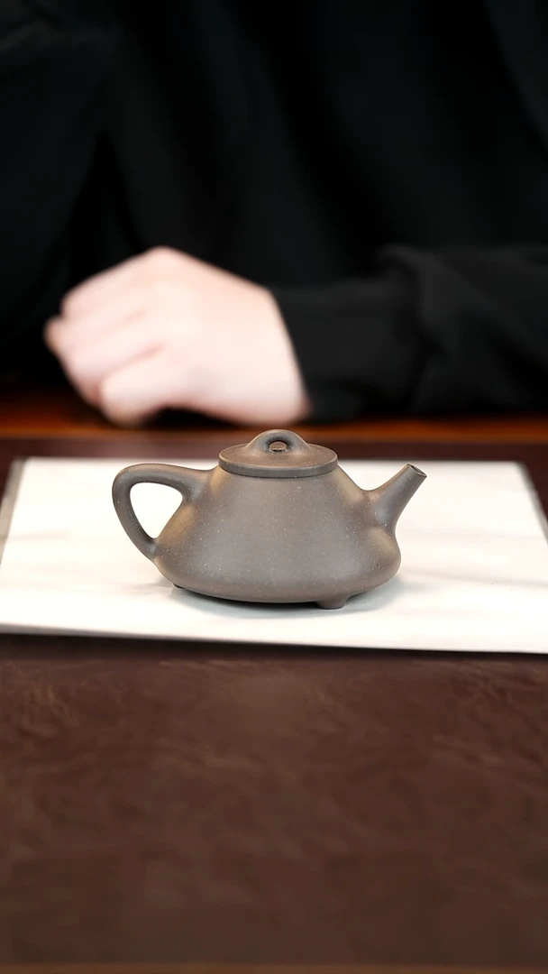 茶壶紫砂全手工· 内推 清灰段140cc