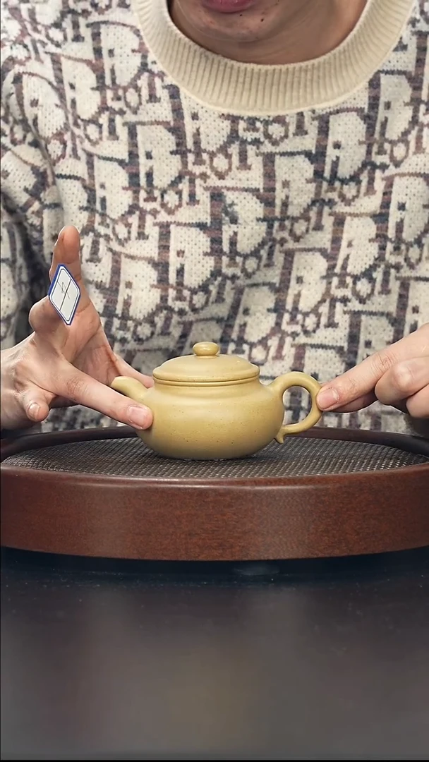 茶壶紫砂仿古-本绿-全手工无添加-200cc（完美品）