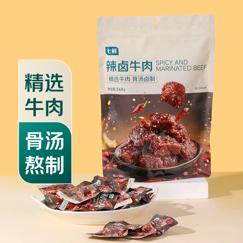 七鲜 辣卤牛肉240g