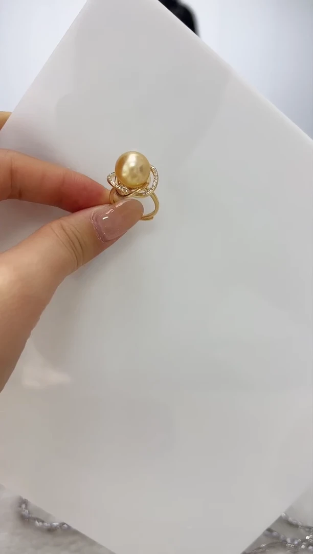 【闪购商品】海水珍珠DA银S925镶嵌j206 戒指11
