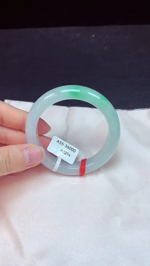 翡翠手镯未镶嵌镯子056+