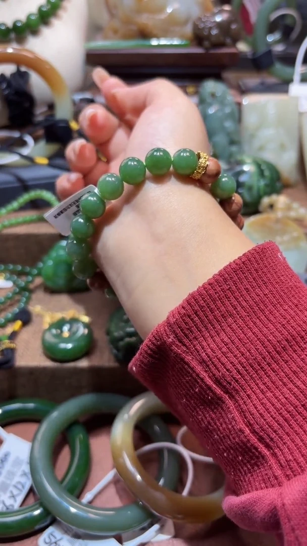 未镶嵌手串和田玉（碧玉）1