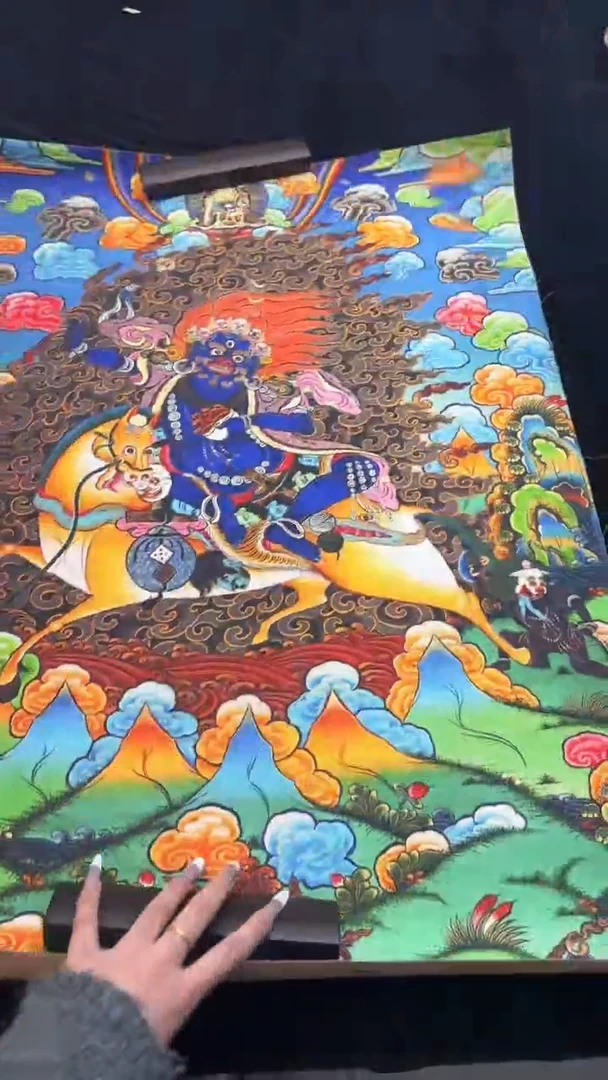 装裱画精美唐卡作品TK16019