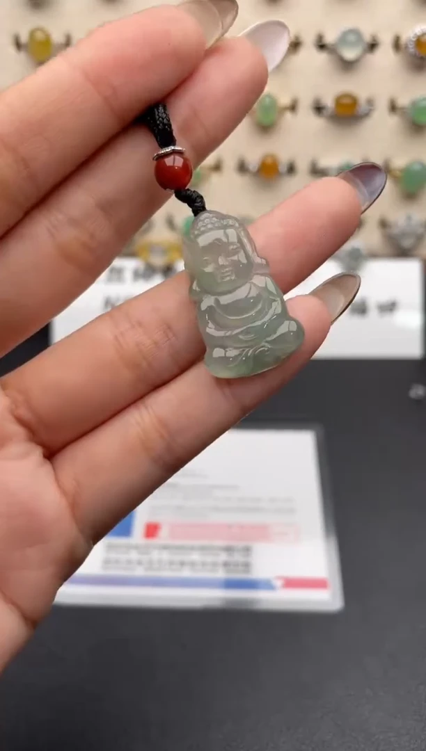 未镶嵌戒指翡翠一物一证一礼盒