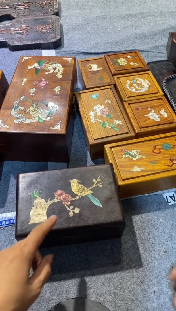 香榧木紫檀拆件雕刻板以直播间实物为准微瑕老物件