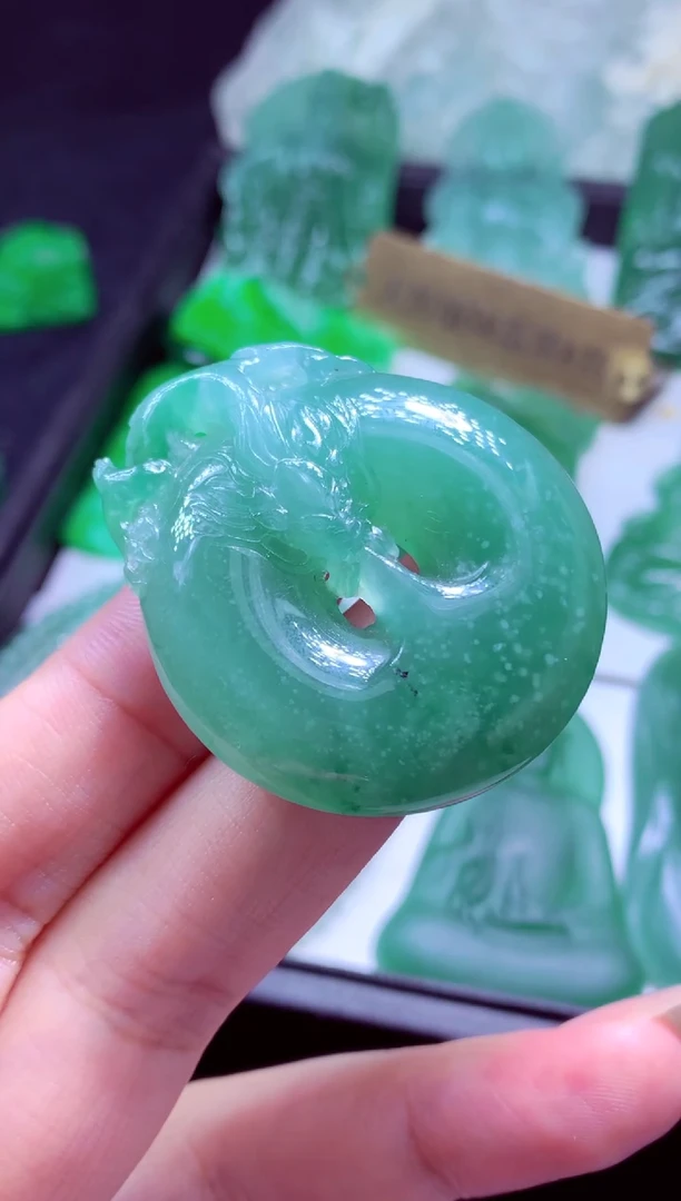 未镶嵌定制翡翠简**乐天然缅甸翡翠A货 基地发货